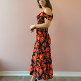 Evening Bloom Midi Dress