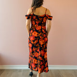 Evening Bloom Midi Dress