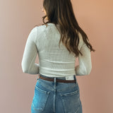 Abbey Long Sleeve-White