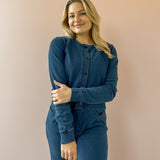 Daily Knit Denim Cardigan