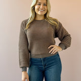 Abi Knit Top  & Shrug Set