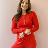 Holly Pointelle Long Sleeve Top