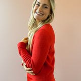 Medina Cardigan-Red