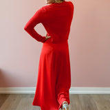 Northpointe Midi Skirt-Red