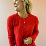 Medina Cardigan-Red