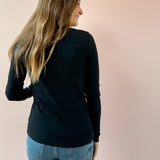 Molly Mockneck Top Black