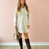 Rives Flannel Mini Dress