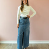 Sydney Denim Midi Skirt