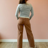 Elle High Rise Barrel Jeans