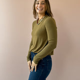 Scarlett Top-Green