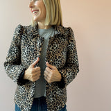 Sarah Leopard Jacket