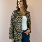 Gigi Leopard Sweater Jacket