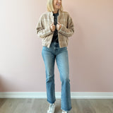 Lex Plaid Bomber Jacket