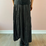 Stella Pleated Maxi Skirt Grey