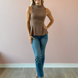 Meredith Top Taupe