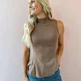 Meredith Top Taupe