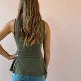 Meredith Top Olive