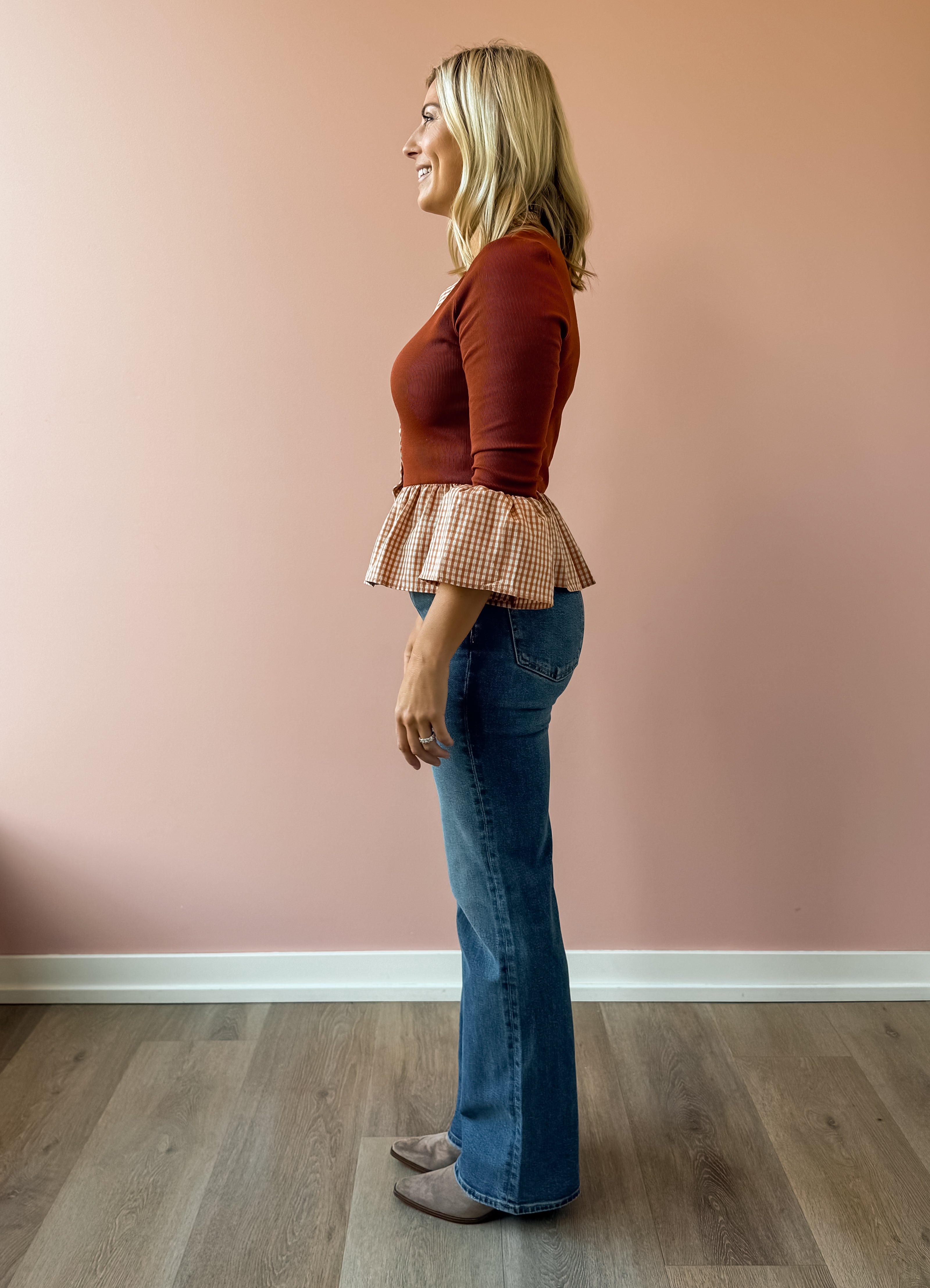 Evie High Rise Slim Boot Jean