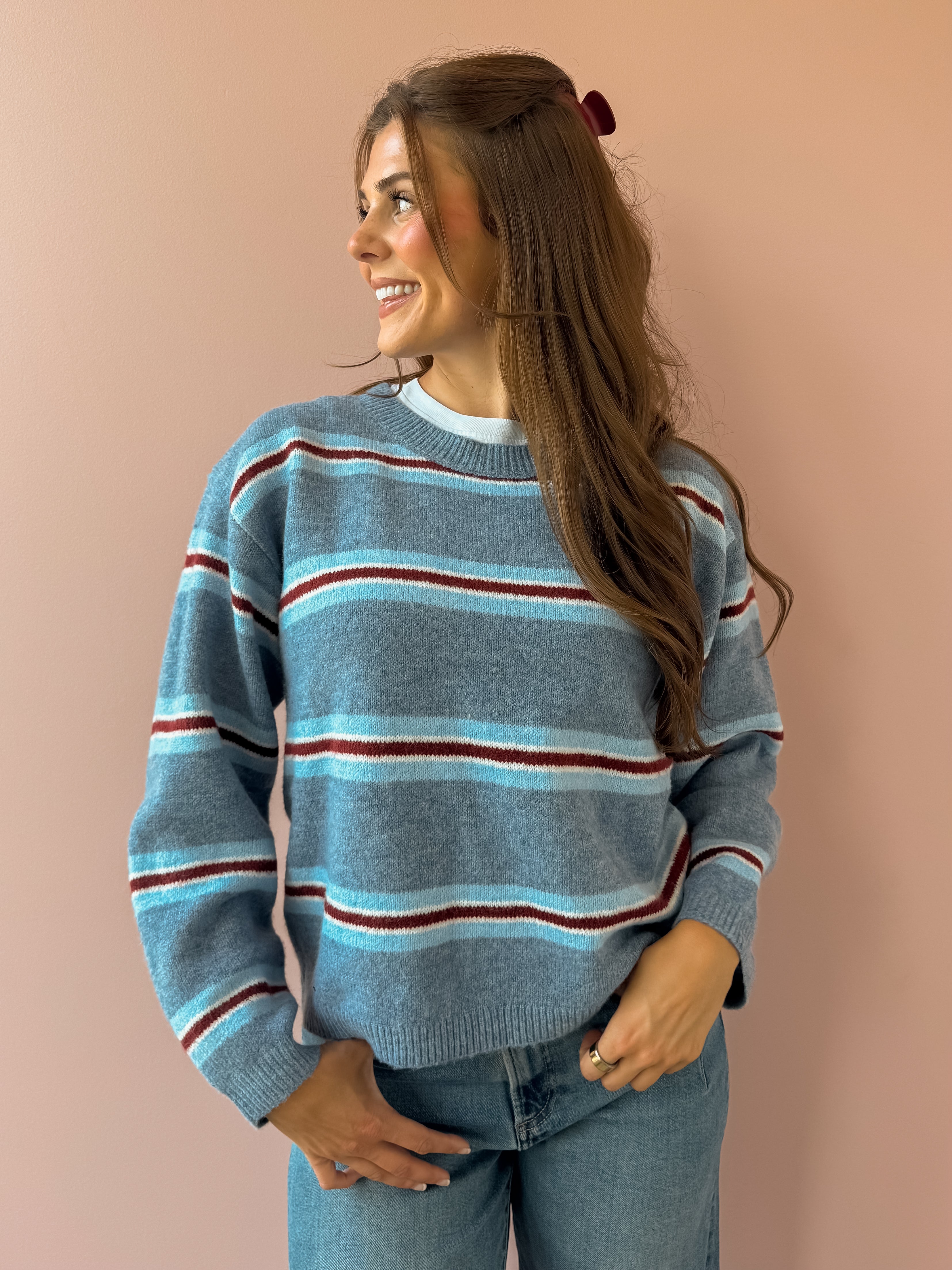 Hudson Stripe Sweater
