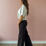 Good Waist Palazzo Ankle Jeans