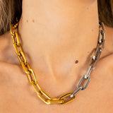 Jenna Link Two Tone Necklace